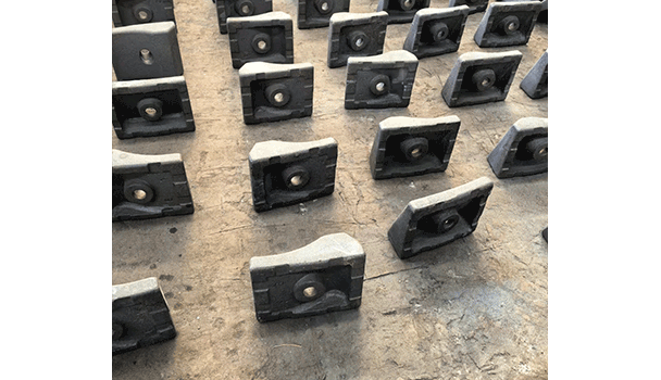High chromium cast iron liners
